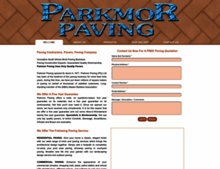 parkmorpaving.co.za screenshot