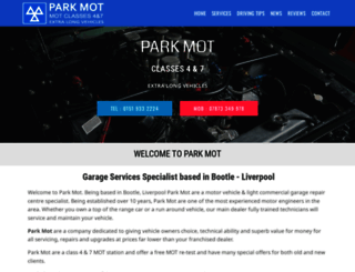 parkmot.co.uk screenshot