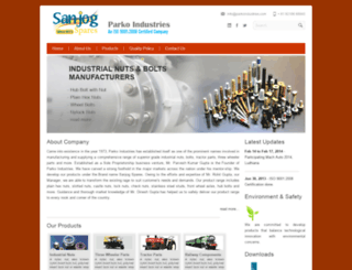 parkoindustries.com screenshot