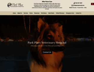 parkplacevet.com screenshot