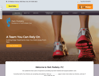 parkpodiatrypc.com screenshot