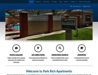 parkrichapts.com screenshot