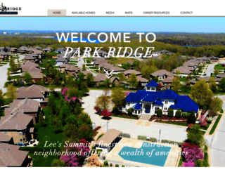 parkridgecommunities.com screenshot