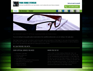 parkridgeeyewear.com.au screenshot