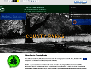 parks.westchestergov.com screenshot