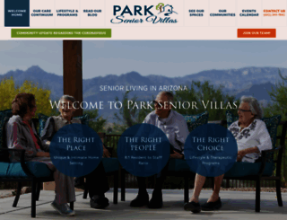 parkseniorvillas.com screenshot