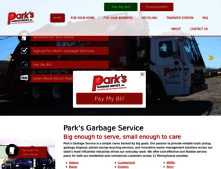 parksgarbage.com screenshot