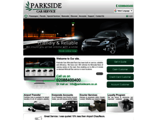 parksidecarservice.co.uk screenshot
