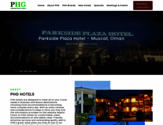 parksidehotels.com screenshot