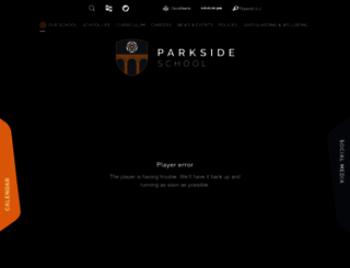 parksideschool.net screenshot