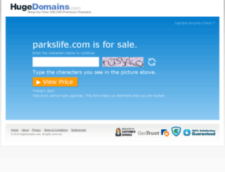 parkslife.com screenshot