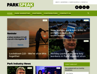 parkspeak.co.uk screenshot