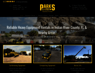 parksrental.com screenshot