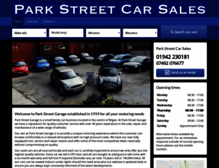 parkstreetcars.co.uk screenshot