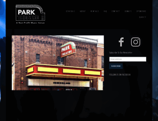 parktheatreholland.org screenshot
