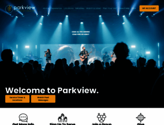 parkviewchurch.com screenshot