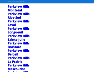 parkviewhills.ca screenshot