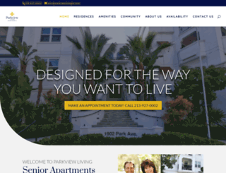 parkviewlivingla.com screenshot