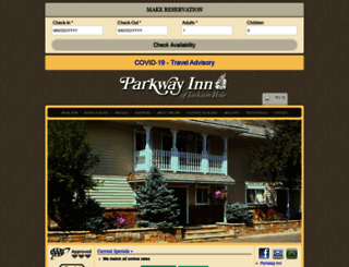 parkwayinn.com screenshot