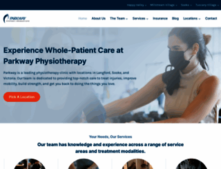 parkwayphysiotherapy.ca screenshot