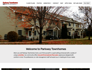 parkwaytownhomesliving.com screenshot