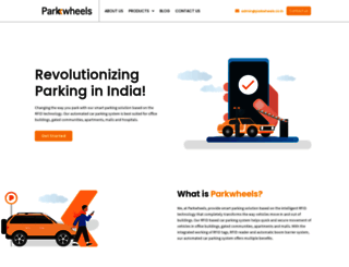 parkwheels.co.in screenshot
