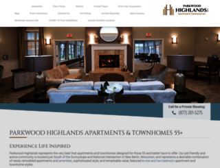 parkwoodhighlands.com screenshot