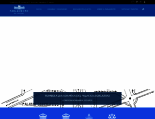 parlamento.gub.uy screenshot