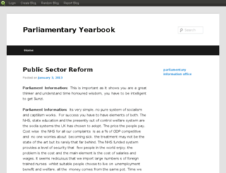 parliamentaryyearbook.blog.com screenshot