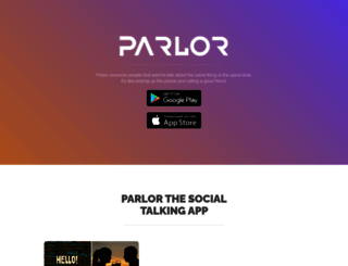 parlor.me screenshot