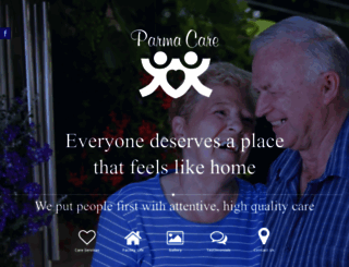 parmacarecenter.com screenshot