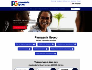 parnassiagroep.nl screenshot