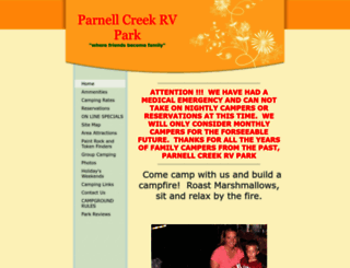 parnellcreekrvpark.com screenshot