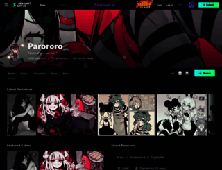 parororo.deviantart.com screenshot