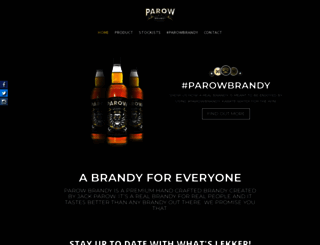 parowbrandy.co.za screenshot