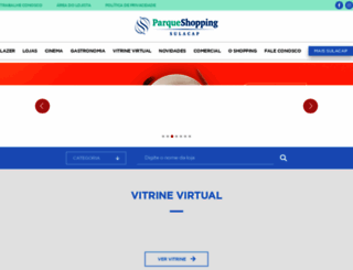 parqueshoppingsulacap.com.br screenshot
