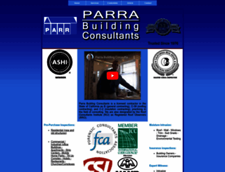 parrabuildingconsultants.com screenshot