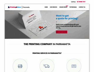 parramatta-printing.com.au screenshot