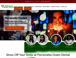 parramattagreendental.com.au screenshot