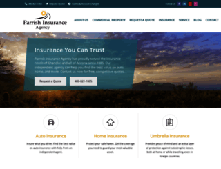 parrishinsurance.com screenshot