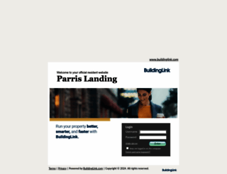 parrislandingresidents.buildinglink.com screenshot