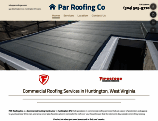 parroofingwv.com screenshot