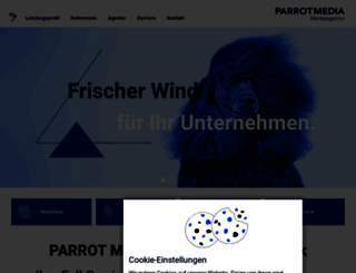 parrot-media.de screenshot