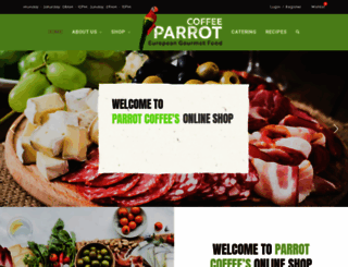 parrotcoffee.com screenshot