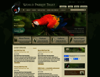 parrots.org screenshot