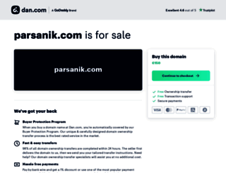 parsanik.com screenshot
