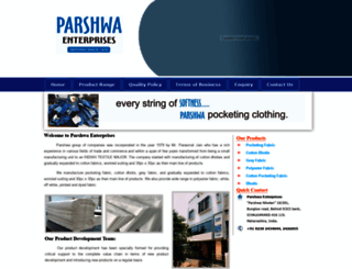 parshwaindia.com screenshot
