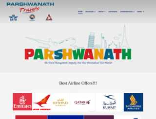 parshwanathholidays.com screenshot
