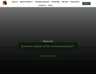 parsonsgreenclub.com screenshot