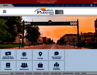 parsonsks.com screenshot